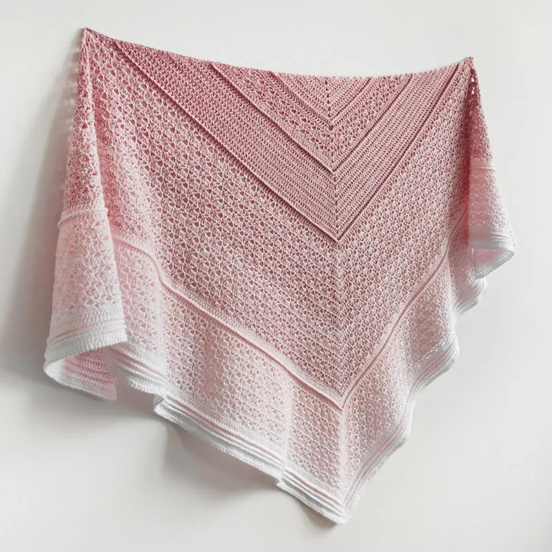 Magnolia Lace Shawl Crochet Pattern